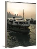 Star Ferries, Victoria Harbour, Hong Kong, China-Amanda Hall-Framed Photographic Print