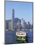 Star Ferry and City Skyline, Hong Kong, China-Steve Vidler-Mounted Photographic Print