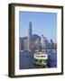 Star Ferry and City Skyline, Hong Kong, China-Steve Vidler-Framed Photographic Print