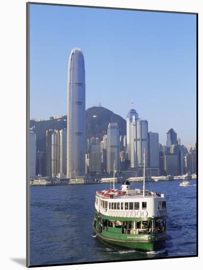 Star Ferry and City Skyline, Hong Kong, China-Steve Vidler-Mounted Photographic Print
