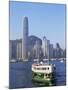 Star Ferry and City Skyline, Hong Kong, China-Steve Vidler-Mounted Photographic Print