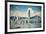 Star Ferry and Hong Kong Island Skyline, Hong Kong-Ian Trower-Framed Photographic Print