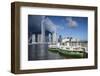 Star Ferry and Hong Kong Island Skyline, Hong Kong-Ian Trower-Framed Photographic Print