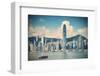 Star Ferry and Hong Kong Island Skyline, Hong Kong-Ian Trower-Framed Photographic Print