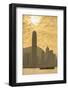 Star Ferry and Hong Kong skyline, Hong Kong, China-Ian Trower-Framed Photographic Print