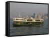 Star Ferry Crossing Victoria Harbour, Hong Kong, China-Amanda Hall-Framed Stretched Canvas