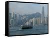 Star Ferry, Hong Kong, China-Amanda Hall-Framed Stretched Canvas