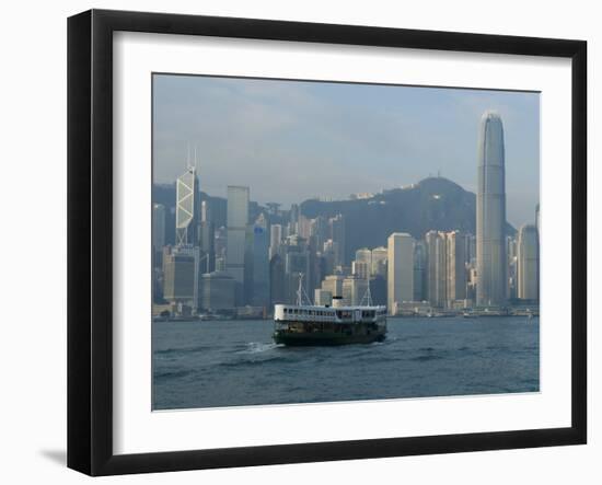 Star Ferry, Hong Kong, China-Amanda Hall-Framed Photographic Print