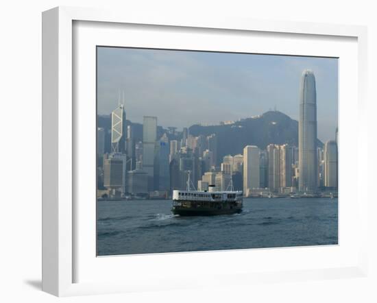 Star Ferry, Hong Kong, China-Amanda Hall-Framed Photographic Print