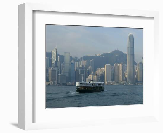 Star Ferry, Hong Kong, China-Amanda Hall-Framed Photographic Print