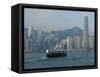 Star Ferry, Hong Kong, China-Amanda Hall-Framed Stretched Canvas