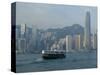 Star Ferry, Hong Kong, China-Amanda Hall-Stretched Canvas