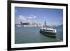 Star Ferry sailing towards the Kowloon side of Victoria Harbour, Hong Kong, China, Asia-Fraser Hall-Framed Photographic Print