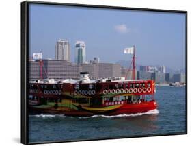 Star Ferry, Victoria Harbour, Hong Kong, China-Amanda Hall-Framed Photographic Print