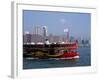 Star Ferry, Victoria Harbour, Hong Kong, China-Amanda Hall-Framed Photographic Print