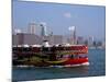 Star Ferry, Victoria Harbour, Hong Kong, China-Amanda Hall-Mounted Photographic Print