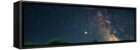 Star Fields of the Milky Way (Photo Illustration)-null-Framed Stretched Canvas