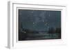 Star-Filled Sky Featuring the Constellation of Orion-W Kranz-Framed Photographic Print