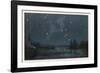 Star-Filled Sky Featuring the Constellation of Orion-W Kranz-Framed Photographic Print