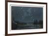 Star-Filled Sky Featuring the Constellation of Orion-W Kranz-Framed Photographic Print