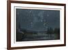 Star-Filled Sky Featuring the Constellation of Orion-W Kranz-Framed Photographic Print