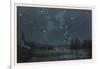 Star-Filled Sky Featuring the Constellation of Orion-W Kranz-Framed Photographic Print