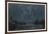 Star-Filled Sky Featuring the Constellation of Orion-W Kranz-Framed Photographic Print