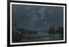 Star-Filled Sky Featuring the Constellation of Orion-W Kranz-Framed Photographic Print