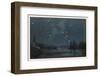 Star-Filled Sky Featuring the Constellation of Orion-W Kranz-Framed Photographic Print