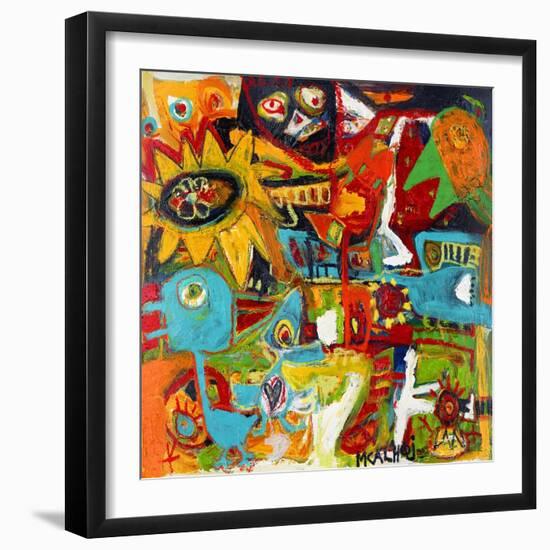 Star Folks-Martin Kalhoej-Framed Art Print