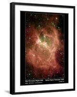 Star Formation in Region DR6 Photograph - Outer Space-Lantern Press-Framed Art Print