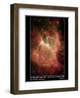 Star Formation in Region DR6 Photograph - Outer Space-Lantern Press-Framed Art Print