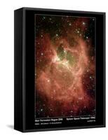 Star Formation in Region DR6 Photograph - Outer Space-Lantern Press-Framed Stretched Canvas