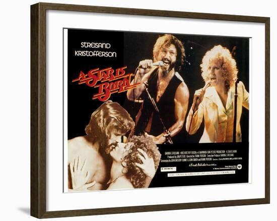 Star Is Born, A, Kris Kristofferson, Barbra Streisand, 1976-null-Framed Art Print