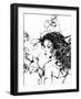 Star IV - Noir-Oksana Leadbitter-Framed Giclee Print