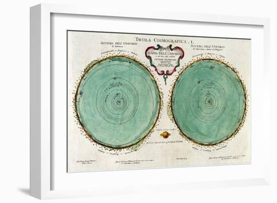 Star Map, 1777-Science Source-Framed Giclee Print