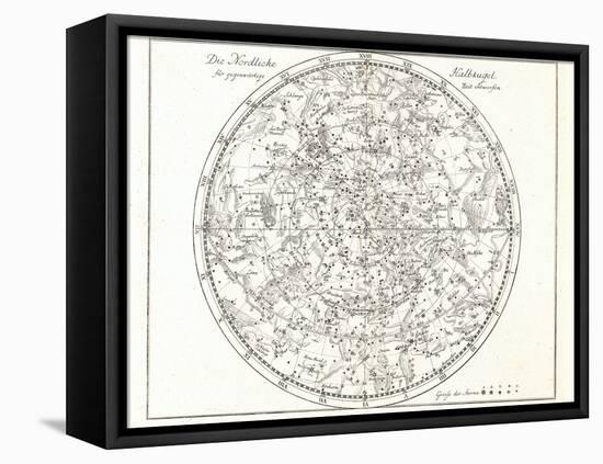 Star Map, 1805-Detlev Van Ravenswaay-Framed Stretched Canvas