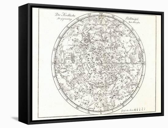 Star Map, 1805-Detlev Van Ravenswaay-Framed Stretched Canvas