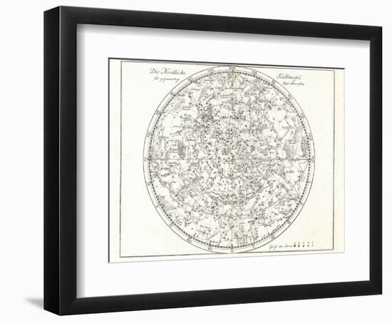 Star Map, 1805-Detlev Van Ravenswaay-Framed Premium Photographic Print