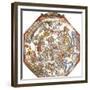 Star Map, Astronomicon Caesareum, 1540-Science Source-Framed Giclee Print