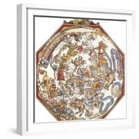 Star Map, Astronomicon Caesareum, 1540-Science Source-Framed Giclee Print