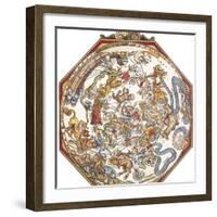 Star Map, Astronomicon Caesareum, 1540-Science Source-Framed Giclee Print