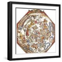 Star Map, Astronomicon Caesareum, 1540-Science Source-Framed Giclee Print