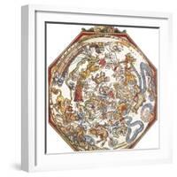 Star Map, Astronomicon Caesareum, 1540-Science Source-Framed Giclee Print