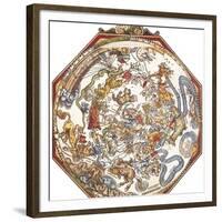 Star Map, Astronomicon Caesareum, 1540-Science Source-Framed Giclee Print