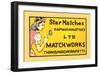 Star Matches-null-Framed Art Print