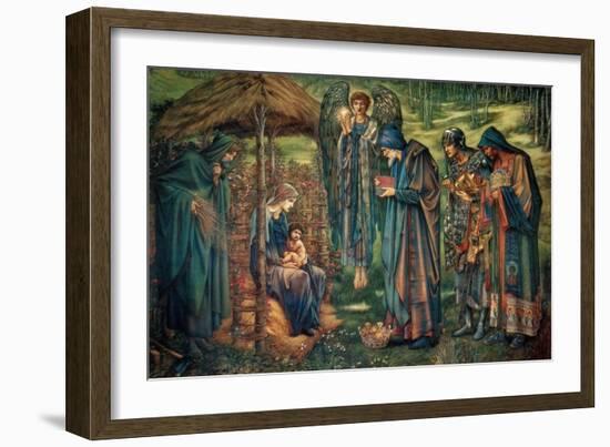 Star of Bethlehem-Edward Burne-Jones-Framed Art Print