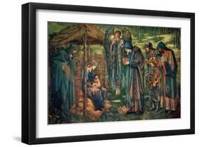 Star of Bethlehem-Edward Burne-Jones-Framed Art Print