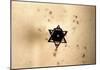 Star of David in Synagogue Budapest, Hungary-null-Mounted Poster