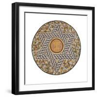 Star Of David Mosaic-Jonathan Mandell-Framed Giclee Print